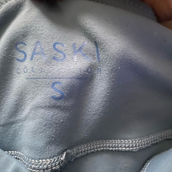 Saski Collection  workout leggings in Periwinkle Blue Small - Picture 5 of 6